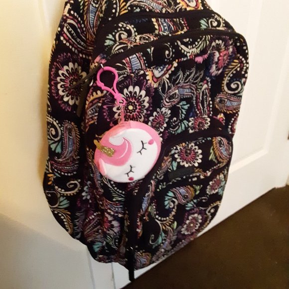 SALE NWOT Cute Plush Unicorn Bag Tag - Picture 4 of 6